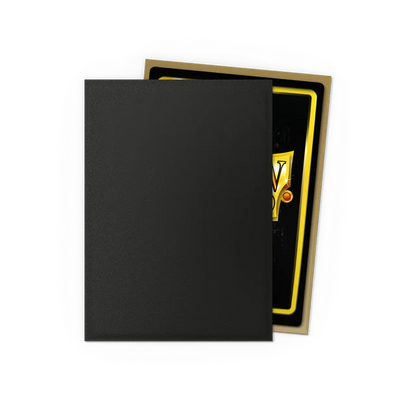 Black and gold Dragon Shield card sleeves