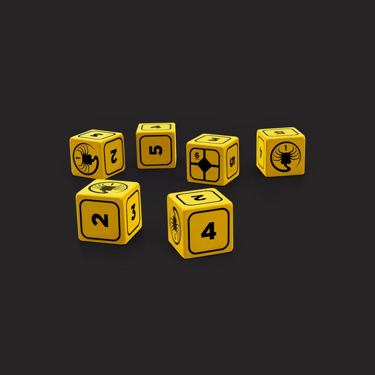 ALIEN RPG Stress Dice Set engraved custom dice set