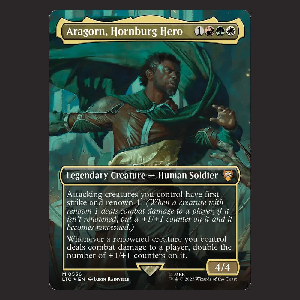 MTG Aragorn Hornburg Hero [LTC 536]