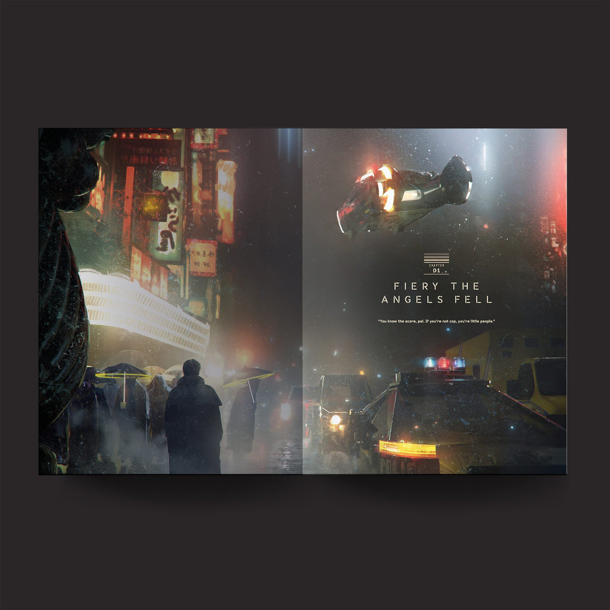 Blade Runner RPG Core Rulebook interior artwork view 13
