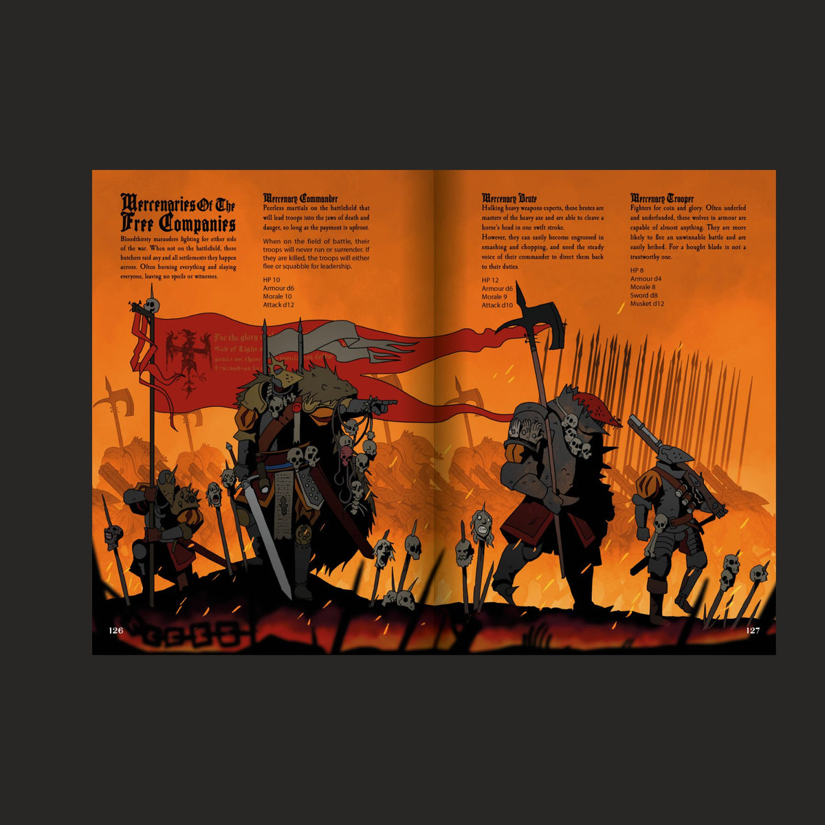 Black Powder and Brimstone Core Rules Standard Edition interior rules and artwork spread 01