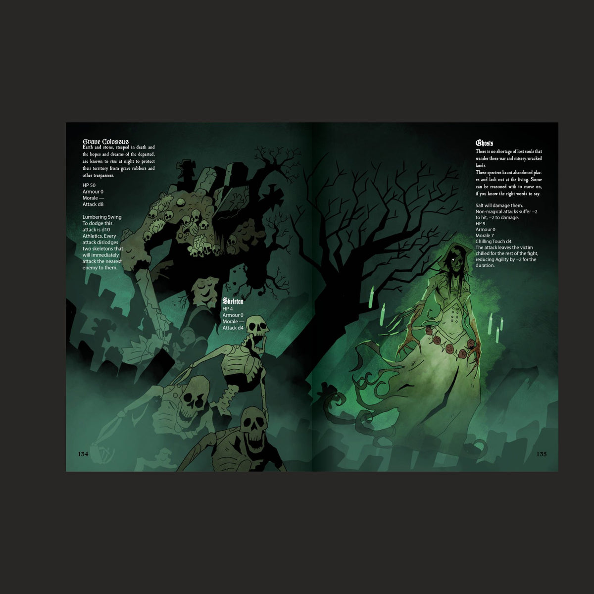 Black Powder and Brimstone Core Rules Standard Edition interior rules and artwork spread 04