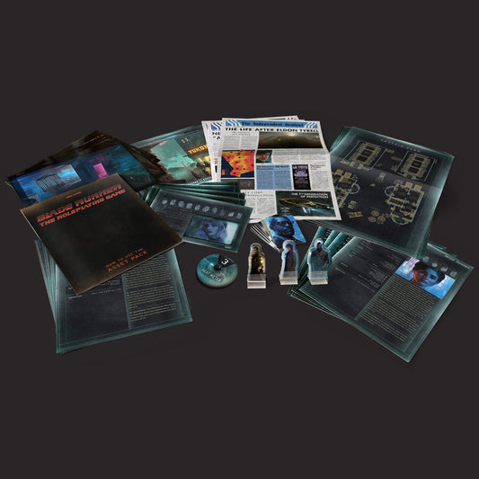 Blade Runner RPG Asset Pack and Solo Mode complete product contents