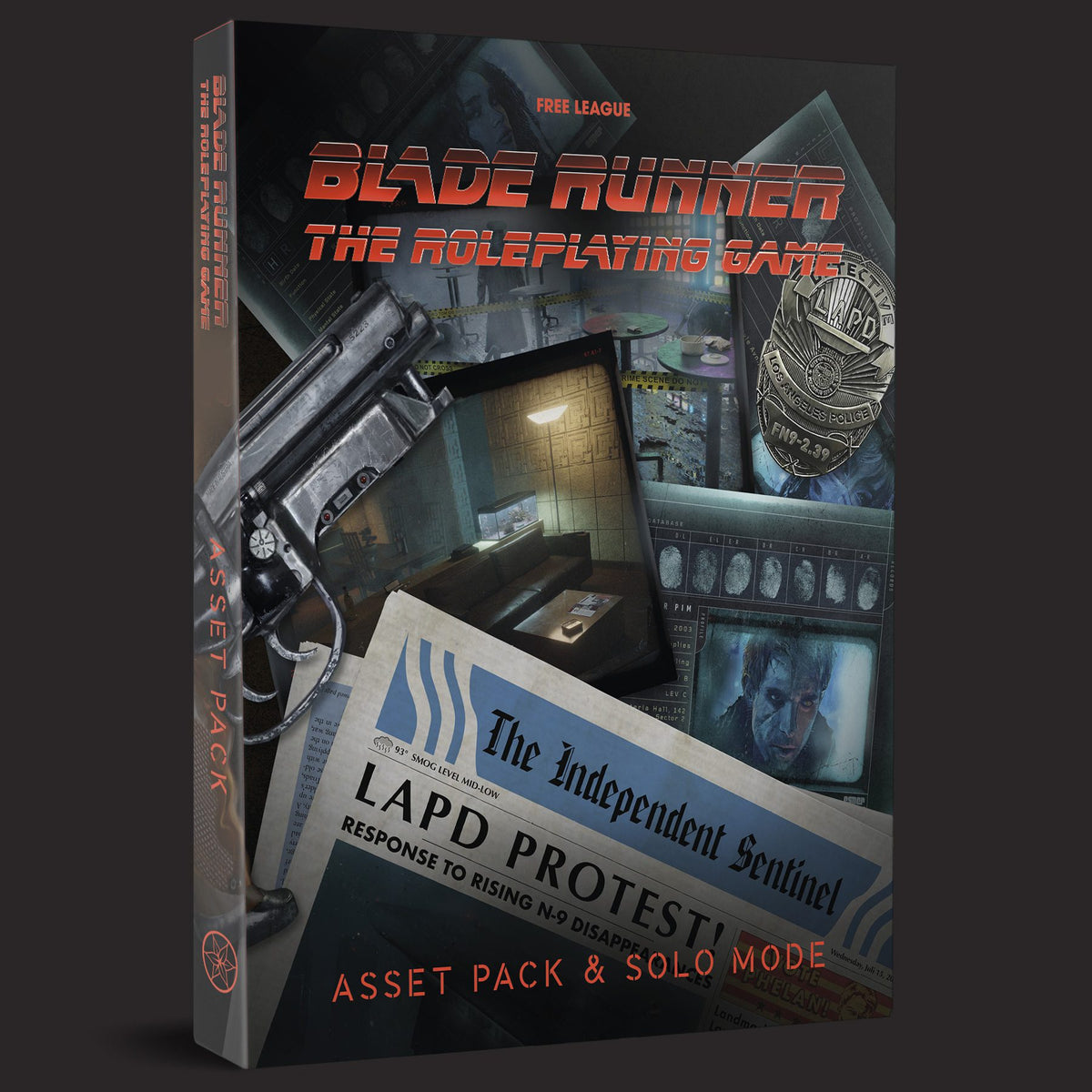 Blade Runner RPG Asset Pack and Solo Mode alternate product presentation