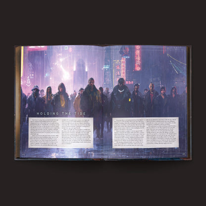 Blade Runner RPG Replicant Rebellion interior rules and artwork spread 5