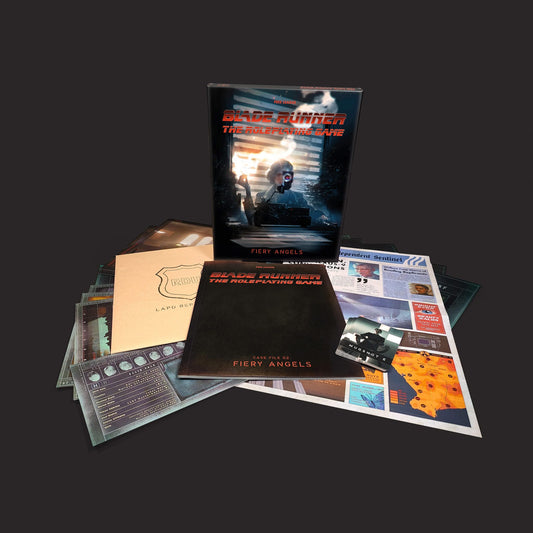 Blade Runner RPG Case File 02: Fiery Angels complete product contents