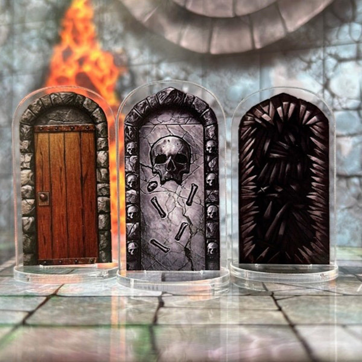 Big Box of Dungeon Doors portal and vault standees