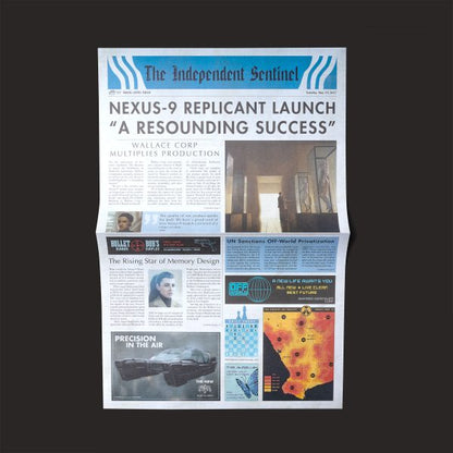 Blade Runner RPG Starter Set Central newspaper handout