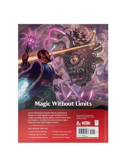 D&D Arcana Unleashed Back Cover