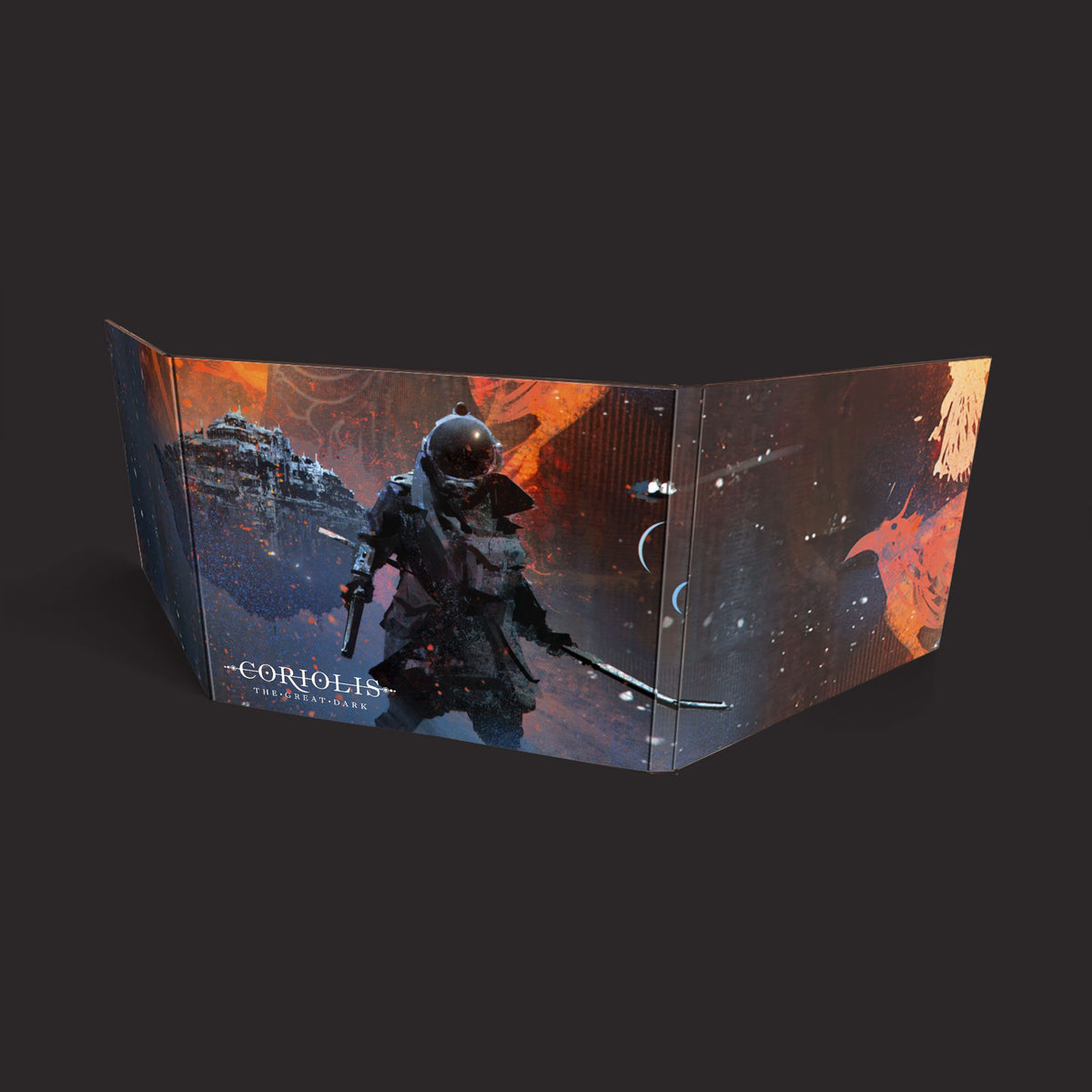 Coriolis The Great Dark Gamemaster Screen gamemaster screen exterior panels