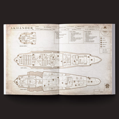 The Great Dark campaign set with maps dice cards and tokens
