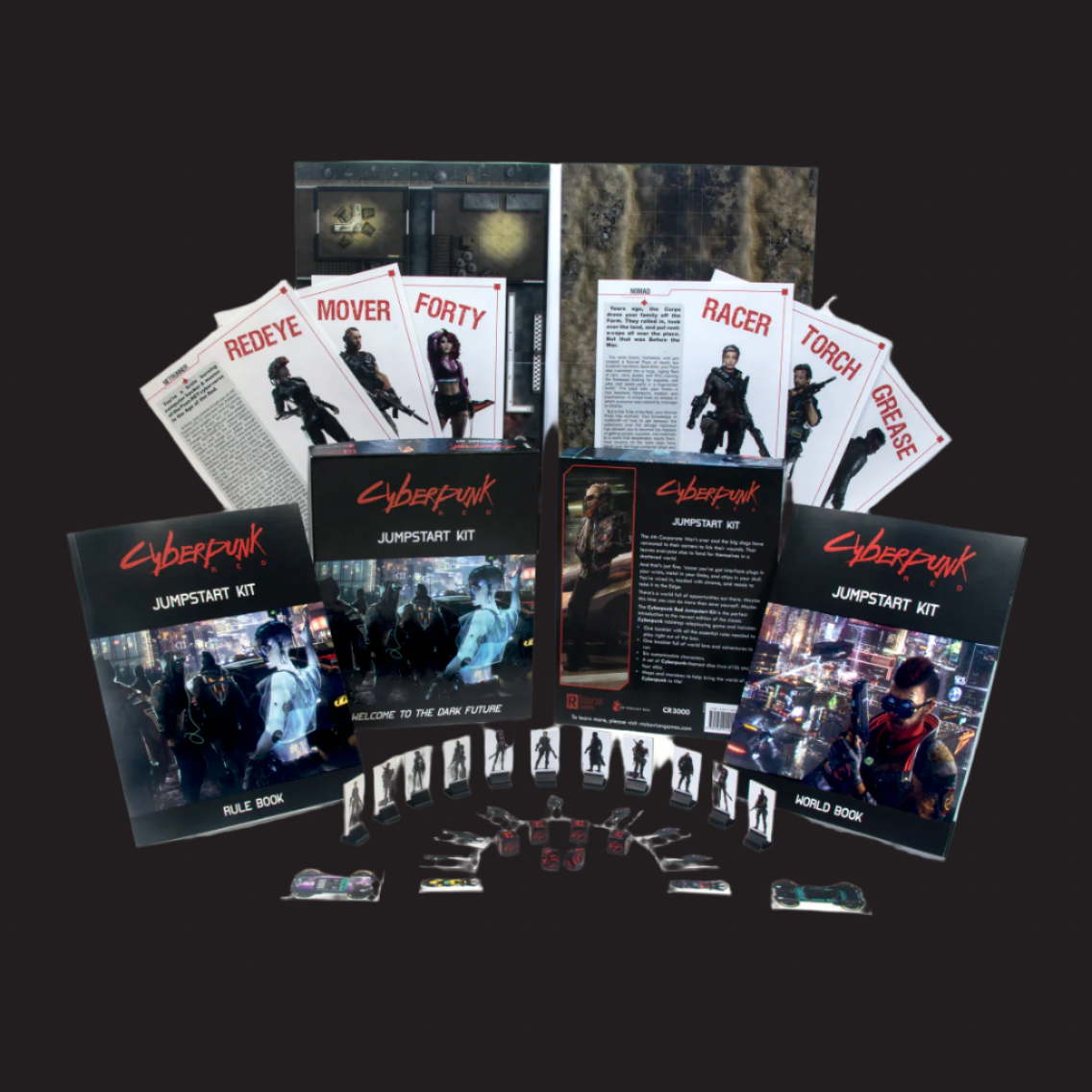 Cyberpunk Red RPG Jumpstart Kit - Boxset + Digital