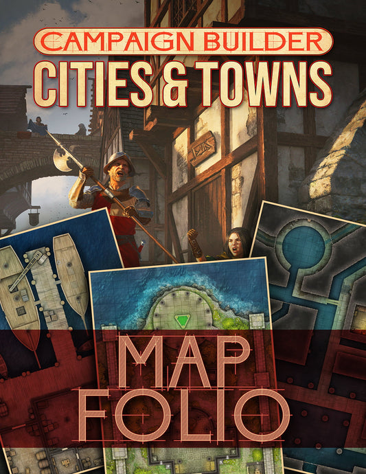 Kobold Press - Campaign Builder - Cities and Towns Map Folio