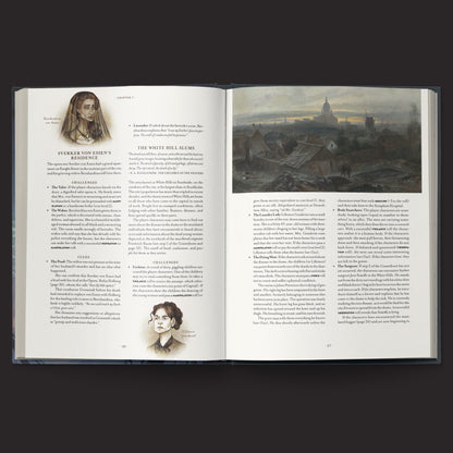 Vaesen City of My Nightmares interior rules and artwork spread 1