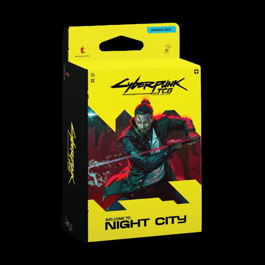 Cyberpunk TCG: Starter Deck Display – Welcome to Night City: Embracing Power Pack
