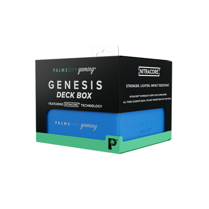 Genesis Deck Box blue for standard TCG cards