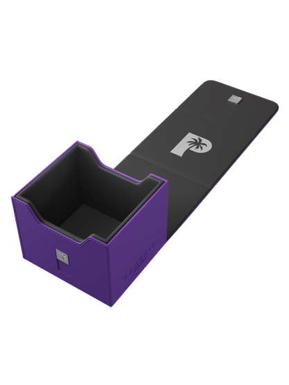 purple deck box for Pokémon MTG and One Piece cards