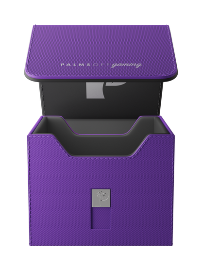 purple deck box for Pokémon MTG and One Piece cards