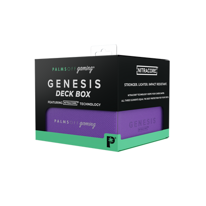 Genesis Deck Box purple for standard TCG cards