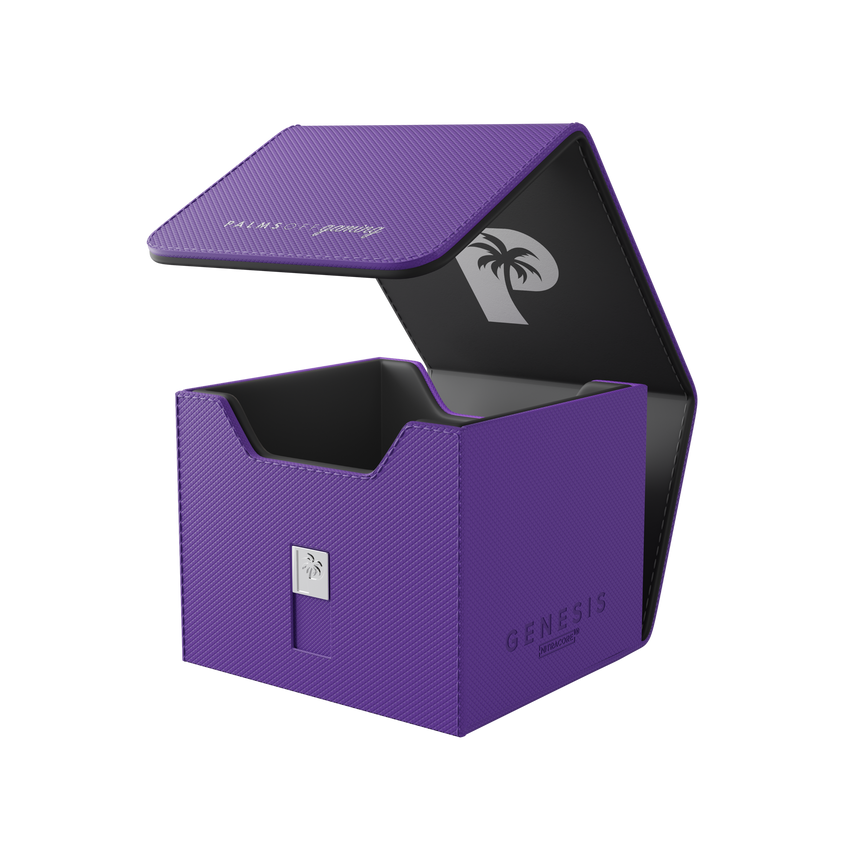 Palms Off Gaming purple Genesis Deck Box