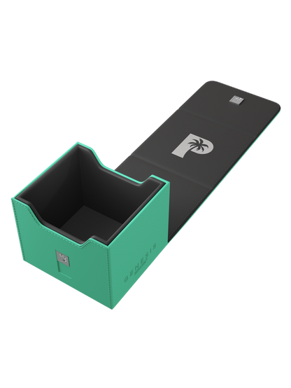 Turquoise deck box for Pokémon MTG and One Piece cards