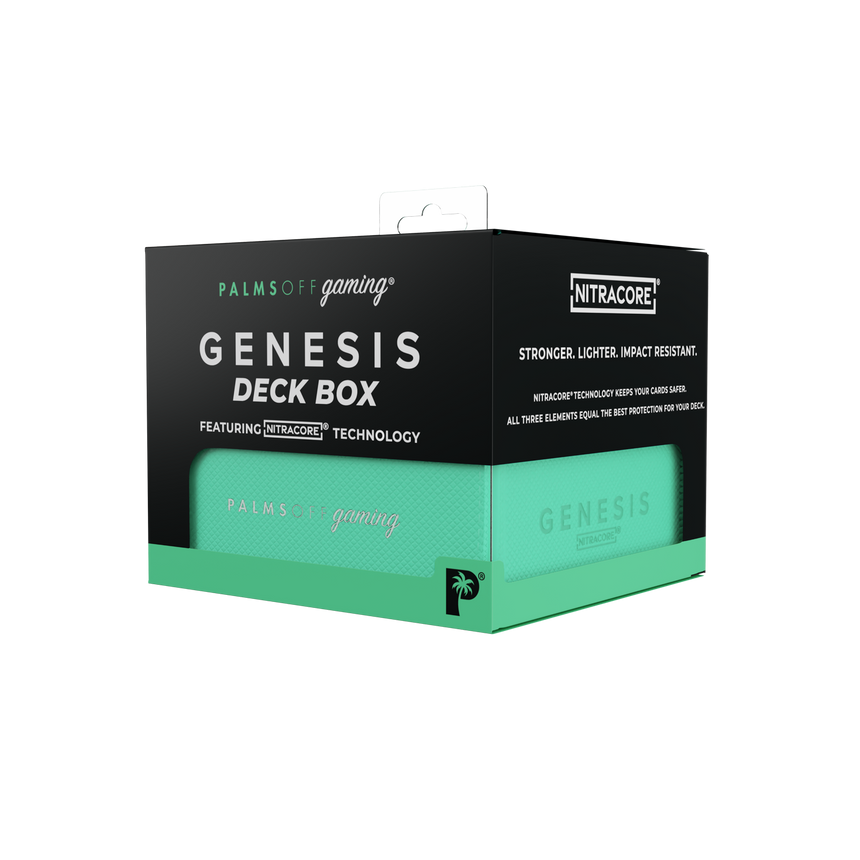 Genesis Deck Box Turquoise for standard TCG cards