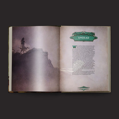 Dragonbane Bestiary interior rules and artwork spread 4