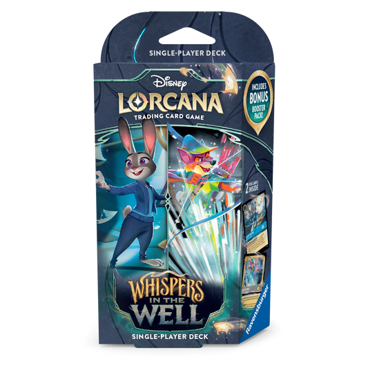 Lorcana Whispers in the Well - Single Player Deck Sapphire & Steel (Judy Hopps & Robin Hood)