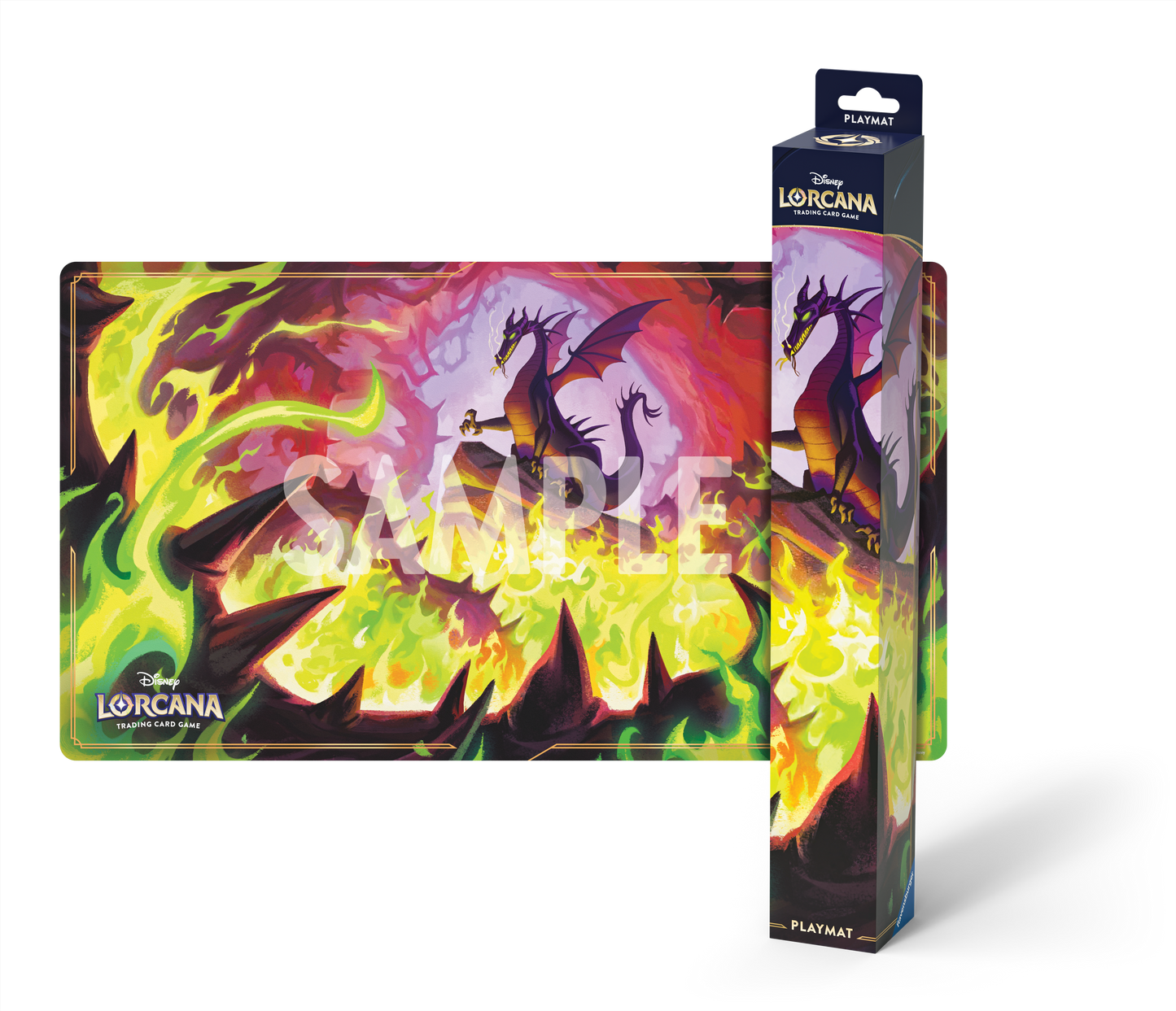 Lorcana Winterspell Playmat: Dragonfire - PREORDER Feb delivery
