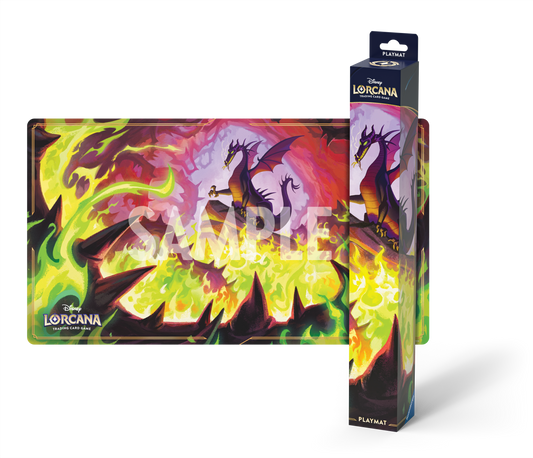 Lorcana Winterspell Playmat: Dragonfire - PREORDER Feb delivery