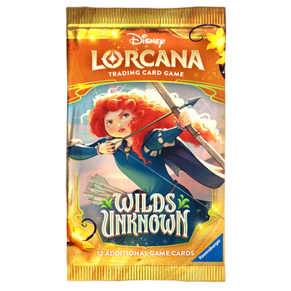 Disney Lorcana Wilds Unknown booster pack Merida