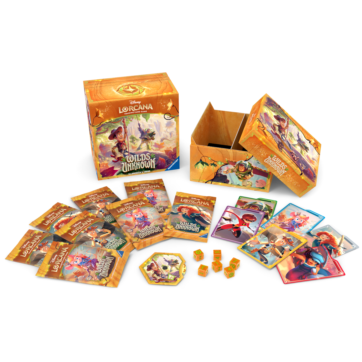 Disney Lorcana Wilds unknown Illumineers Trove Contents