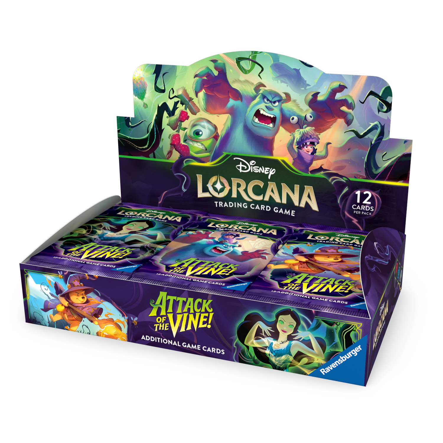 Lorcana Attack of the Vine Booster Box Display
