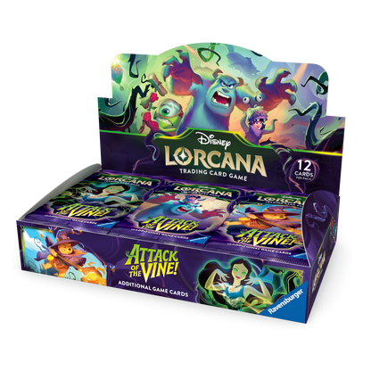 Lorcana Attack of the Vine Booster Box Display
