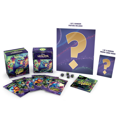 Lorcana Attack of the Vine Prerelease Pack contents