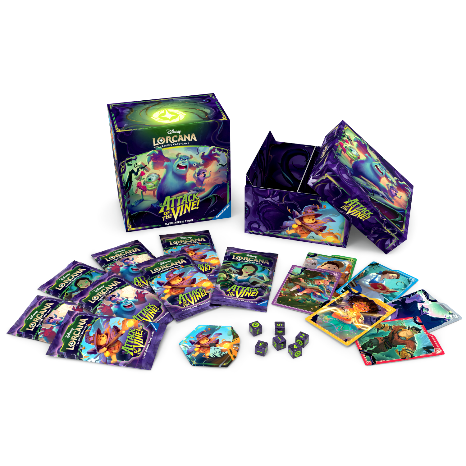 Lorcana Attack of the Vine Illumineers Trove Contents