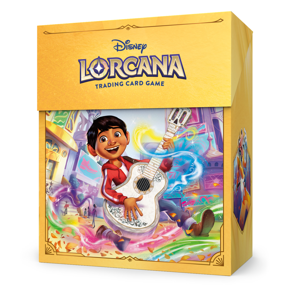 Disney Lorcana Hyperia City Prerelease Box inner box angled view