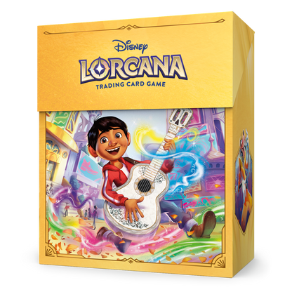 Disney Lorcana Hyperia City Prerelease Box inner box angled view