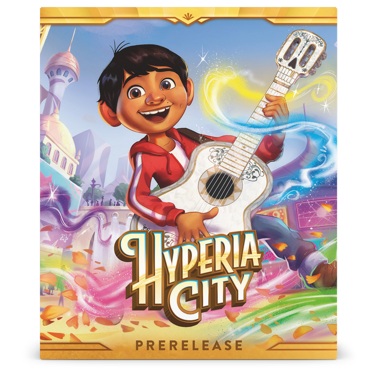 Disney Lorcana Hyperia City Prerelease Box front packaging