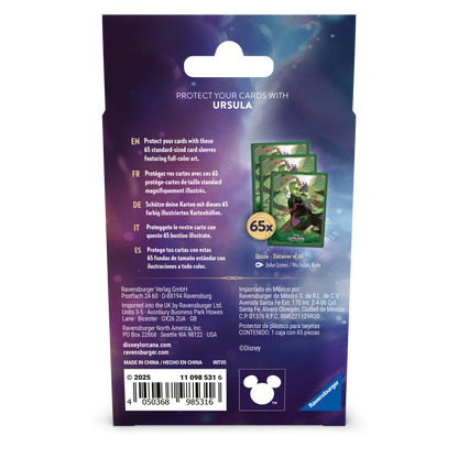 Lorcana Archazias Island Sleeves: Ursula – Deceiver of All