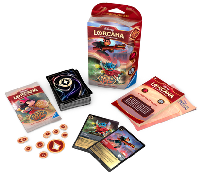 Lorcana Reign of Jafar - Single Player Deck Ruby & Steel (Mulan & Stitch)