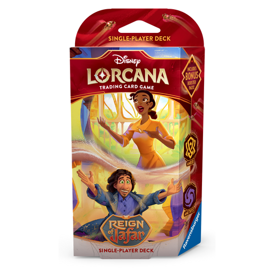 Lorcana Reign of Jafar - Single Player Deck Amber & Amethyst (Tiana & Bruno)