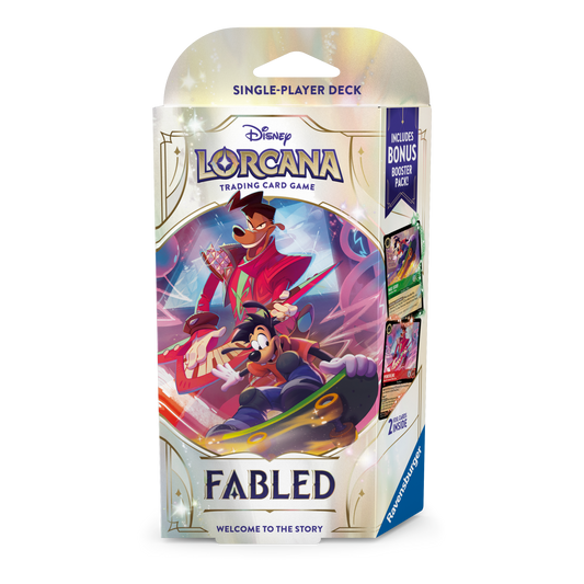 Lorcana Fabled - Single Player Deck Emerald & Ruby Starter Deck (Max Goofy & Powerline)