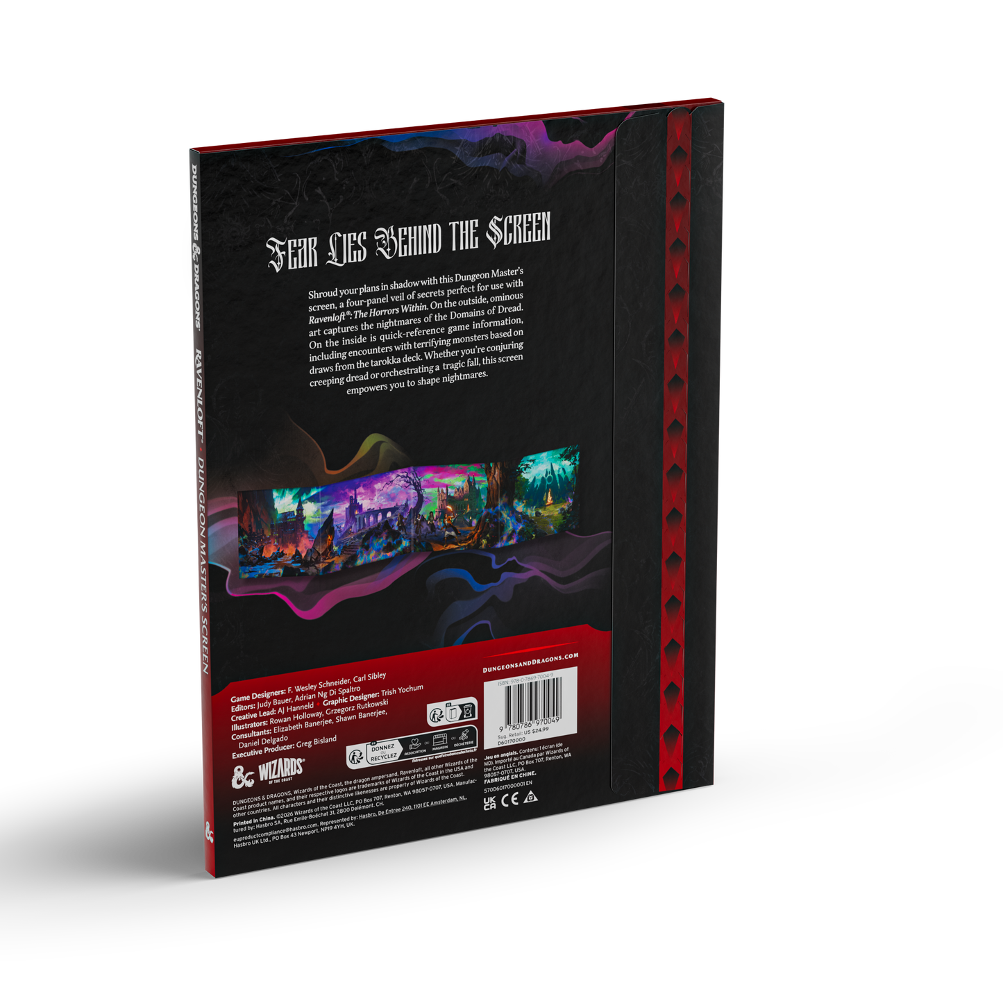 D&D Ravenloft The Horrors Within Dungeon Master Screen - Preorder