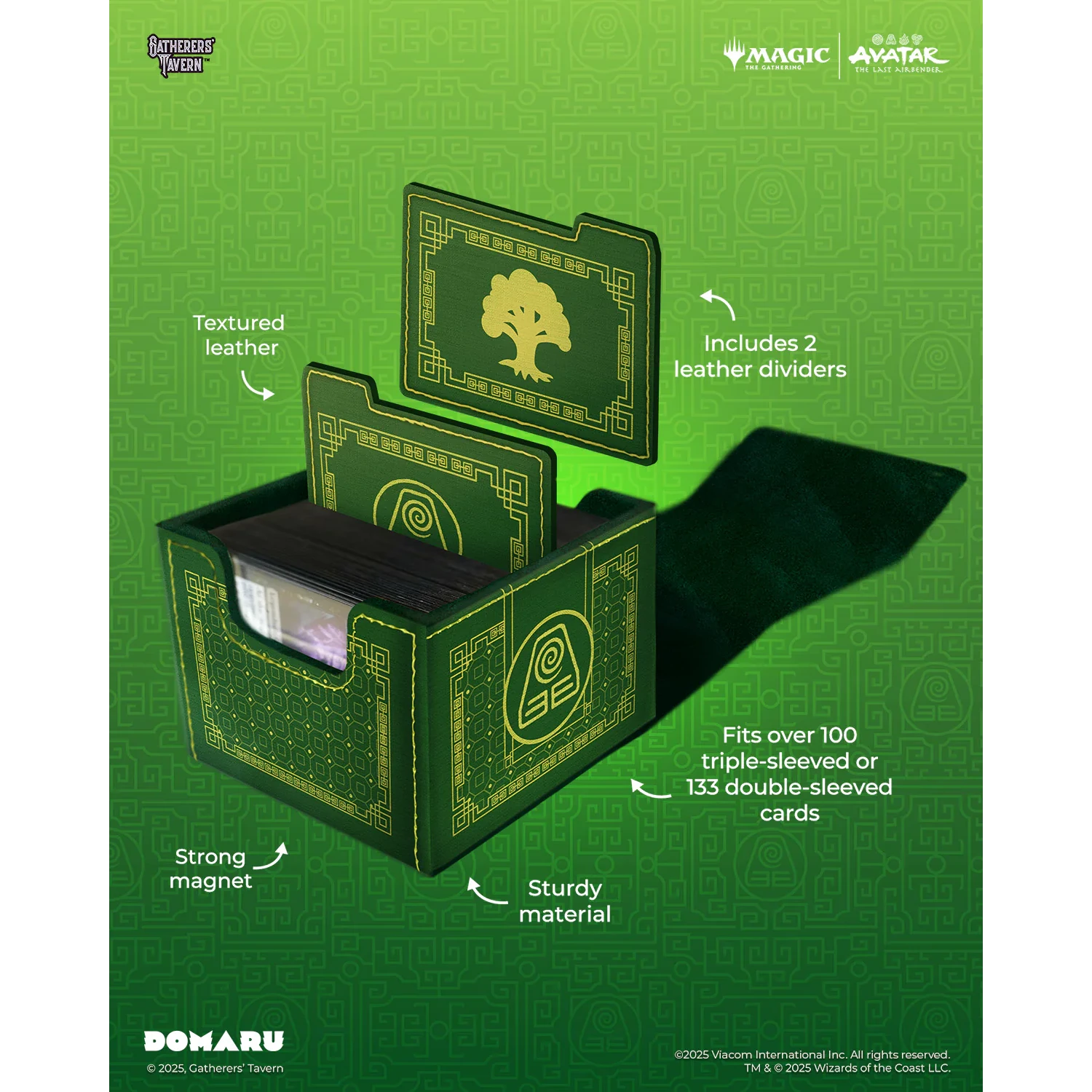 Avatar The Last Airbender Earth DOMARU Box for TCG cards
