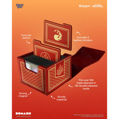 Avatar The Last Airbender Fire DOMARU Box for TCG cards