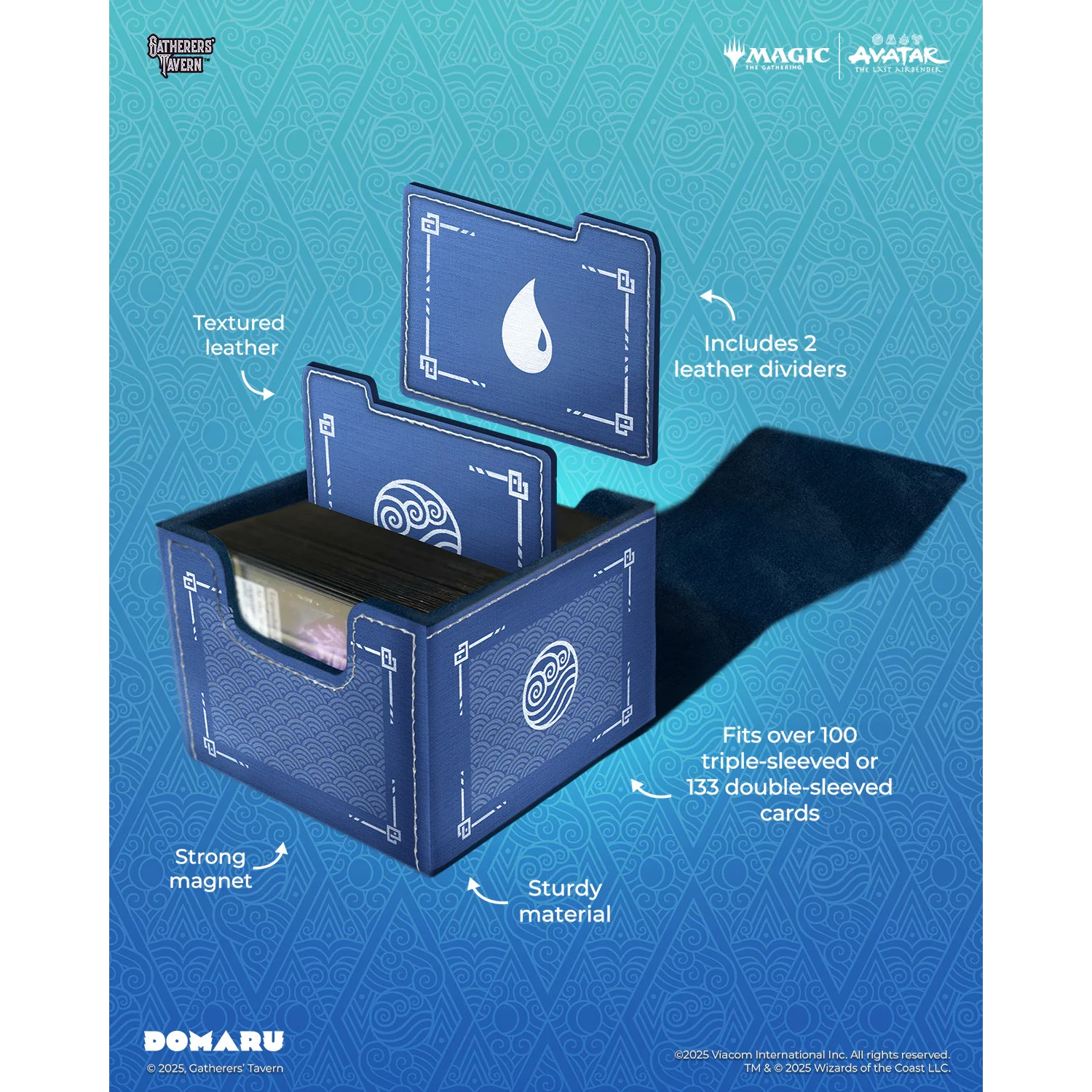 Avatar The Last Airbender Water DOMARU Box for TCG cards