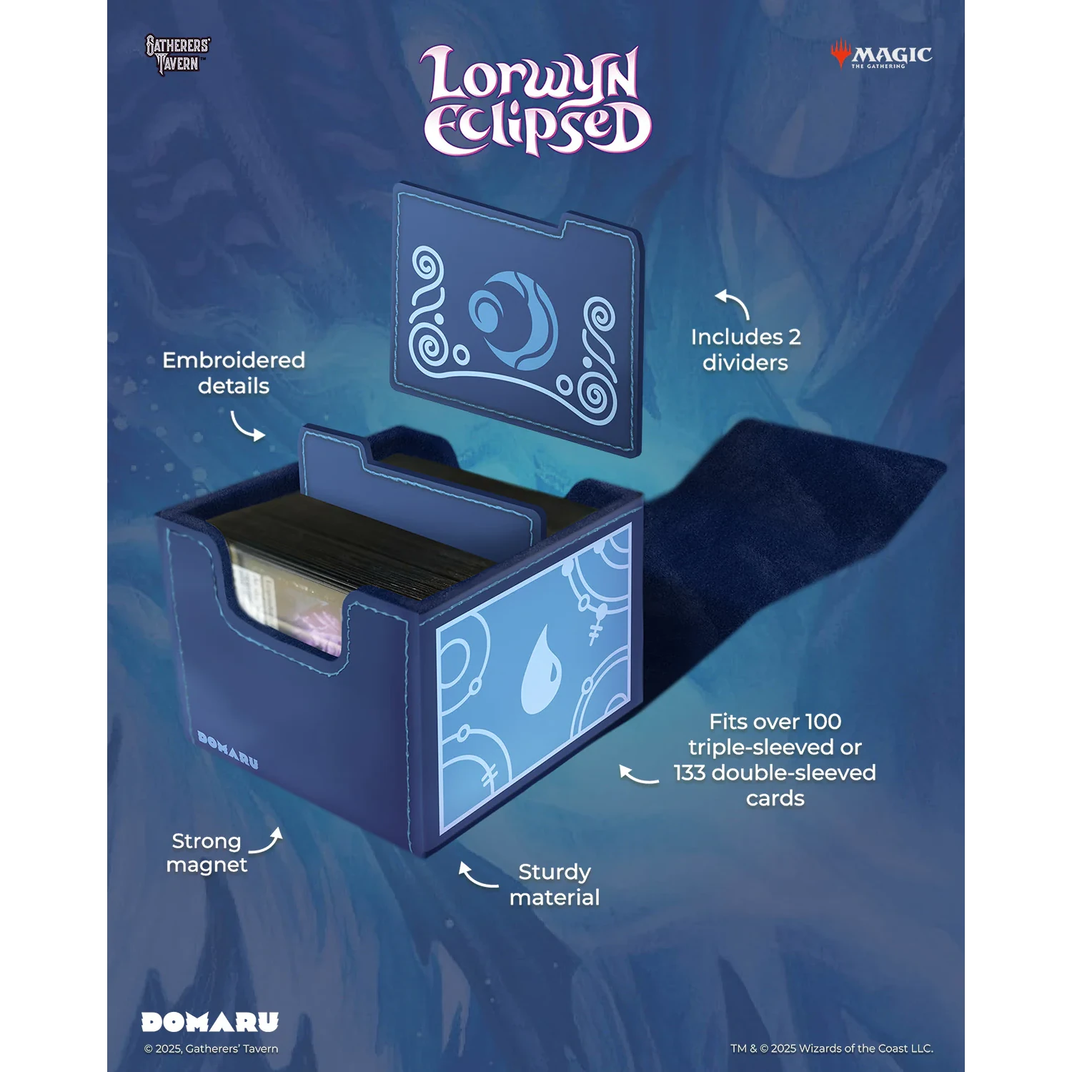 MTG Lorwyn Eclipsed Brine Blue DOMARU card storage box