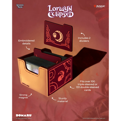 MTG Lorwyn Eclipsed Cinder Red DOMARU card storage box
