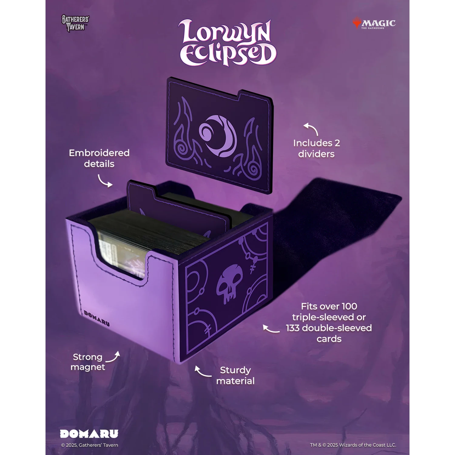 MTG Lorwyn Eclipsed Eventide Black DOMARU card storage box